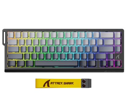 Klawiatura Attack Shark X68 HE Rapid Trigger 8kHz/128kHz Poron gradient 6972792471037